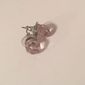 Swarovski light pink earrings